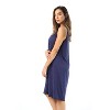 Dreamcrest Women's Silky Soft Nightgown - Elegant Crochet Trim Sleep Dress for Comfortable Nights - 3 of 4