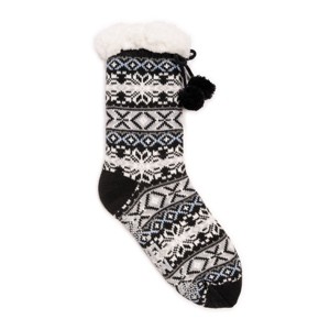 MUK LUKS Women's Tall Cabin Sox (1 Pair Pack) - 1 of 2