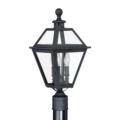 Vaxcel Nottingham 3 - Light Post Light in  Textured Black