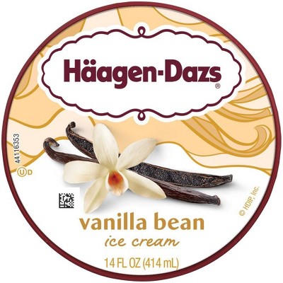 Haagen Dazs Vanilla Bean Ice Cream 14oz Target