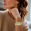 Ross-Simons 14.00 ct. t.w. Multi-Gemstone Cuff Bracelet in 18kt Gold Over Sterling - 2 of 4