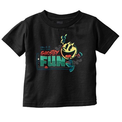 PACMAN Halloween Video Game Ghostly Fun Toddler Baby Graphic T Shirt Brisco Brands