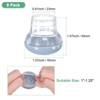 Unique Bargains Silicone Round Chair Leg Caps Floor Protectors 8 Pcs - 3 of 4