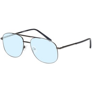 Scott&Zelda SZ7451 Unisex Classic Reading Glasses in Blue Gun Metal Silver 55 mm - 1 of 1