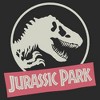 Mens Jurassic Park Distressed Logo T Shirt - 2 of 4