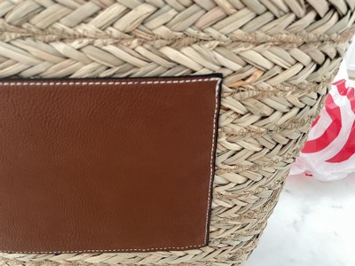 Under One Sky Straw Tote Handbag, $34, Target