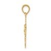 Black Bow Jewelry 14k Yellow Gold Small Caravaca Crucifix Cross Pendant, 11 x 26mm - 2 of 4
