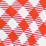 coral gingham