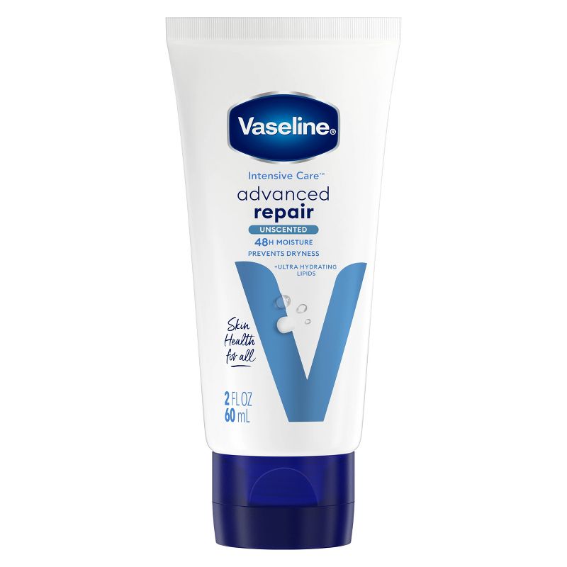 Vaseline Advance Repair Fragrance Free Hand and Body Lotion Unscented - 2 fl oz, 1 of 7