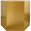 Meridian Furniture,Hexagon Brushed Gold End Table - 3 of 4