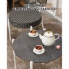 3 Pieces Patio Set Outdoor Wicker Bistro Set All-Weather Rattan Deck Conversation Set of 3 with Table & Cushions for Deck Patio Balcony Backyard - 4 of 4