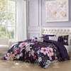 Bebejan Morning Glory 100% Cotton 5 Piece Reversible Comforter Set - Queen - 2 of 4