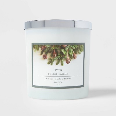 20oz Core 3-Wick Jar Fresh Fraser Candle - Threshold™