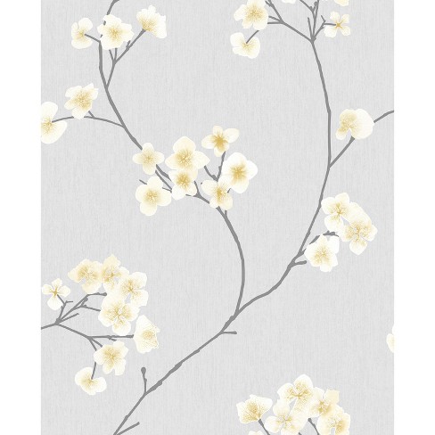 Radiance Grey and Ochre Wallpaper - image 1 of 4