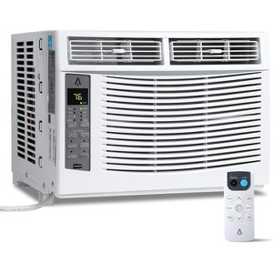 6,000 BTU Window AC Unit for 250 Sq.Ft, 115V, Remote, 24H Timer, 50dB Quiet, Easy Install - 1 of 4