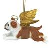 Design Toscano Honor the Pooch: Bulldog Holiday Dog Angel Ornament - 4 of 4