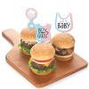 Big Dot of Happiness Baby Gender Reveal - Dessert Cupcake Toppers - Team Boy or Girl Party Clear Treat Picks - Set of 24 - 3 of 4