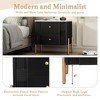 JUJABU Modern Nightstand with 2 Storage Drawers, Golden Metal Handles & Legs - Easy Assembly - 4 of 4