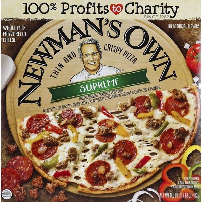 Newman's Own Thin & Crispy Supreme Frozen Pizza - 17oz