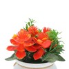 Unique Bargains Artificial Plants 4-Piece Large Lotus Plastic 3.54"x3.54"x6.69" 1 Pcs - 4 of 4