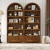 72" Tall Arched Pantry Cabinet with Drawer, 5-Tier Kitchen Pantry Cabinet, Wooden Storage Cabinet for Dining Room, Kitchen, Living Room - 4 of 4