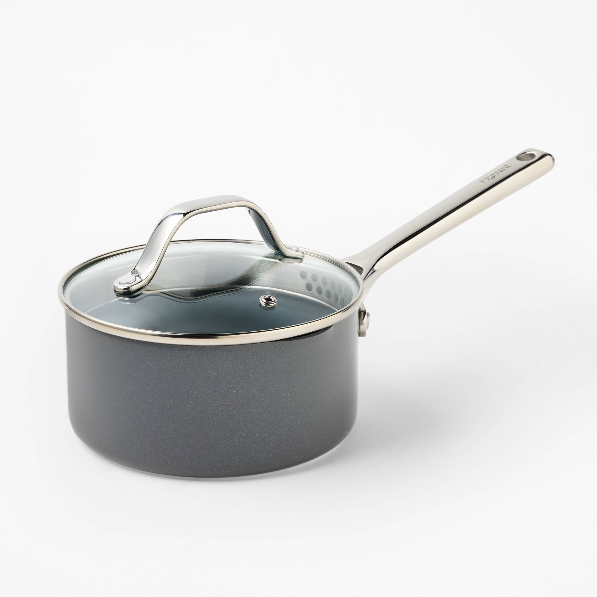 Bridal Shower Gift: 1.5qt Sauce Pan Dark Gray