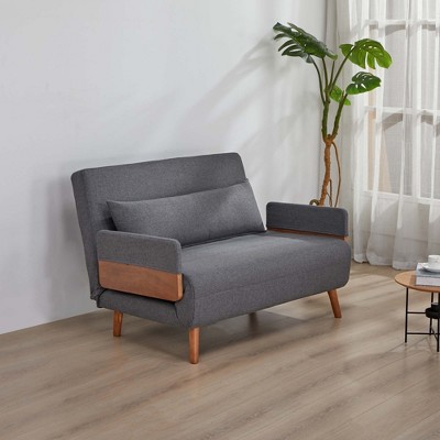 Modern Foldable Sofa Bed – Converts in 10 Sec, 6 Level Adjustable Backrest, Breathable Linen Fabric