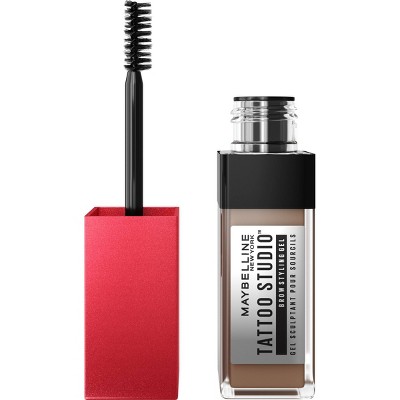 MaybellineTattoo Studio Styling Brow Gel with 36HR Wear - 250 Blonde - 0.2 fl oz: Water-Resistant, Smudge-Proof