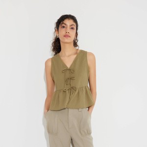 Women's Tie-Front Vest - Wild Fable™ - 1 of 4