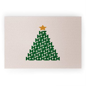 Daily Regina Designs Winter Market 05 Festive Christmas Welcome Mat - Society6 - 1 of 3