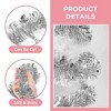 Swtroom 50FT*2 Silver Metallic Twist Shiny Garland for Christmas Tree Decorations, Xmas Hanging Decor for Indoor Outdoor Use - 3 of 4