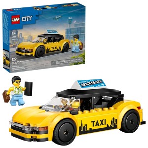 LEGO City Taxi Amarillo Coche Juguete de Construcción 60487