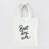 6ct Canvas Totes Best Day Ever - Bullseye's Playground™ - image 2 of 4