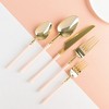 Infinity Modern Design Disposable Plastic Flatware Set – 40-Piece Elegant Cutlery for Parties and Events - 3 of 3