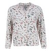Mentally Exhausted Women's Make Up Print Pajama Set - 2 of 4