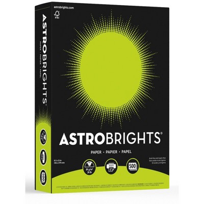 Astrobrights Premium Colored Paper, 8-1/2 x 11 Inches, 24 lbs, Terra Green, 500 Sheets