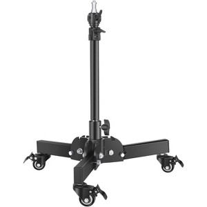 MaseiKar Heavy Duty Light Stand with Casters, 2.4ft Max Height Foldable Tripod Stand for Low-Angle/Tabletop Shooting, Photography Light Stand - 1 of 4