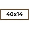 PosterPalooza | Panoramic Sculpted Gold Picture Frame - UV Acrylic, Foam Board Backing, Hanging Hardware - 2 of 4