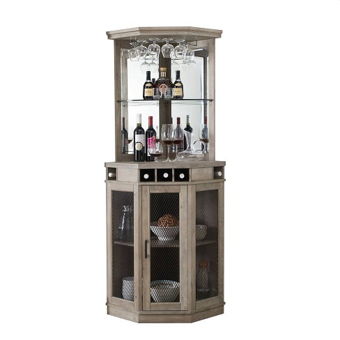 Grey wine rack discount unit