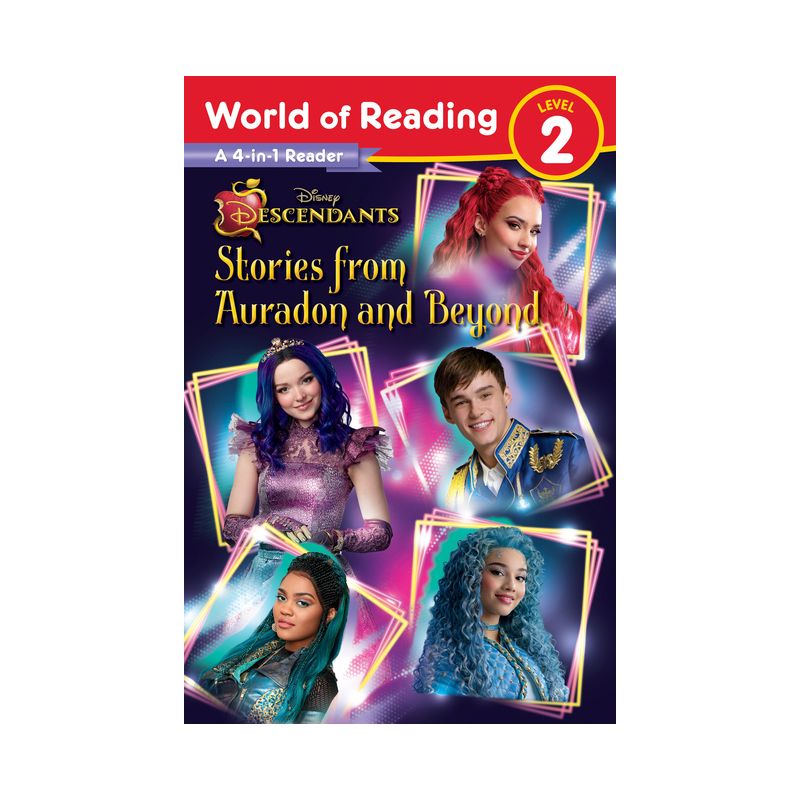 World of Reading: Descendants 4-In-1 Reader: Stories from Auradon and Beyond - by  Steve Behling (Paperback), 1 of 2