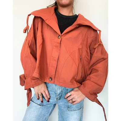Women's Babydoll Tie Detail Jacket - HYFVE