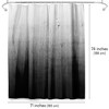 Americanflat 71" x 74" Shower Curtain, Black Ombre by Emanuela Carratoni - 2 of 4