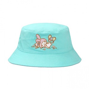 Adult My Melody Sanrio Embroidered Pigt Dye Bucket Hat - 1 of 4