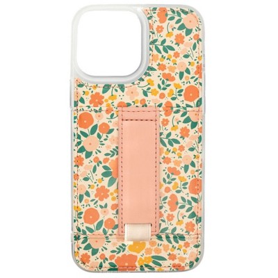 Walli Cases Summer Garden Phone Case with Wallet and Finger Strap
