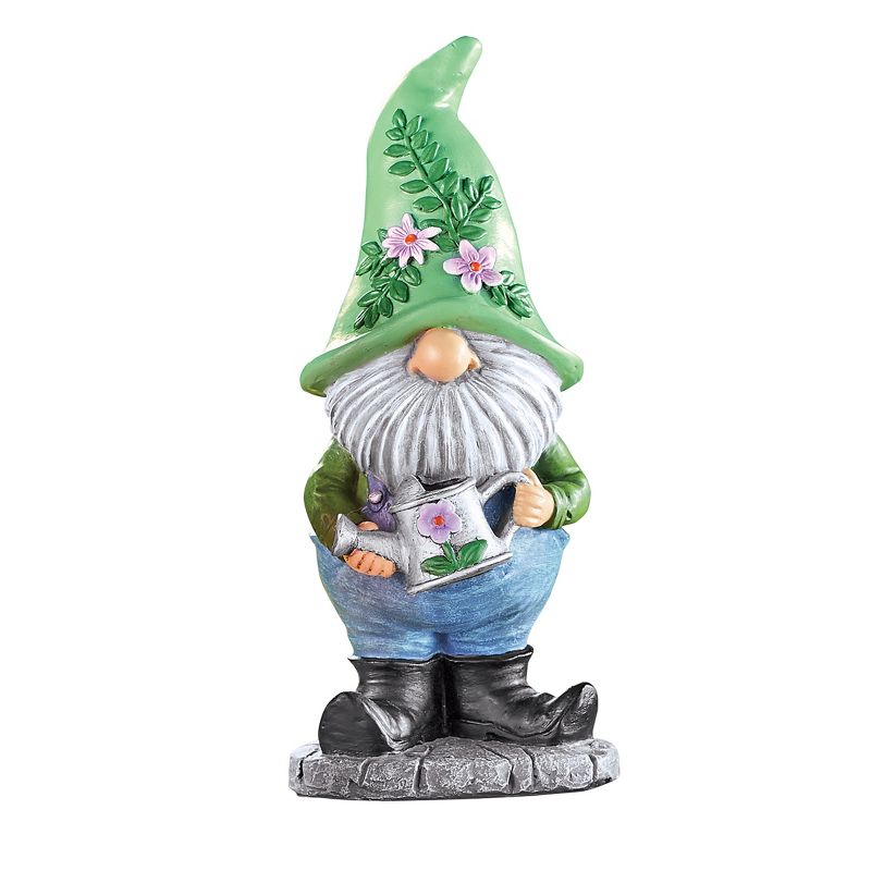 Collections Etc Whimsical Decorative Outdoor Garden Gnome Statues, 1 of 4