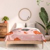 BlueLela Christmas sweater pattern pink Comforter + Pillow Sham(s) - Deny Designs - 3 of 3