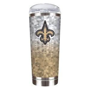 NFL New Orleans Saints 18oz Geometric Travel Tumbler - 1 of 3