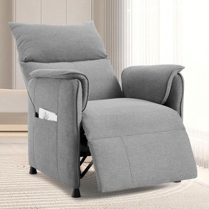 COZONY Power Lift Recliner Chair with Remote,Recliner Rocking Function Padded Backrest Side Pockets - 1 of 4