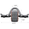 Namxx 4D Ab Roller Wheel with Knee & Elbow Pad Support for Home Fitness - 3 of 4
