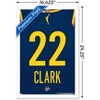 Trends International WNBA Indiana Fever - Caitlin Clark Jersey Framed Wall Poster Prints - 3 of 4